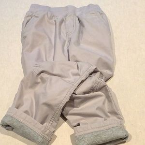 Tea Collection - PANTS - Gray - Boys Size 7 - Fully Lined/Soft 100% Cotton - EUC
